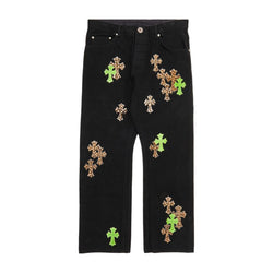 Chrome Hearts Cross Patch Denim