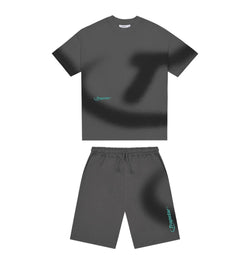 Trapstar London Hyperdrive Spray Short Set