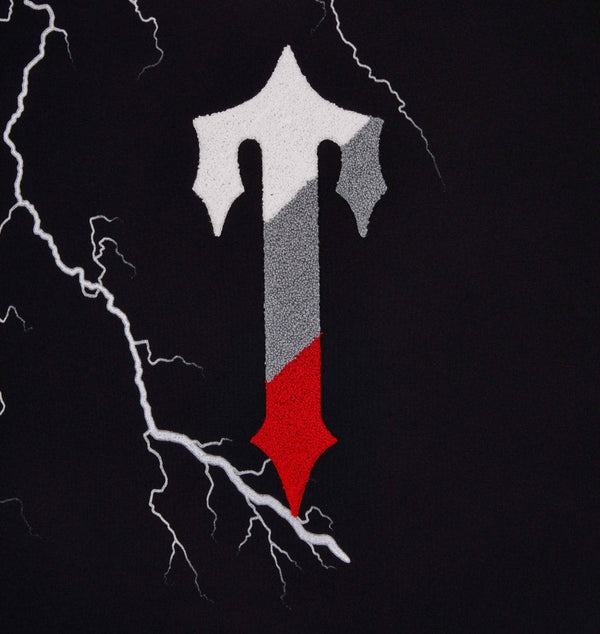 Trapstar London Irongate T Lightning Shorts Set – Black/Infrared Edition